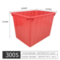 800*580*610 mm Crata de empilhamento aquático vermelho